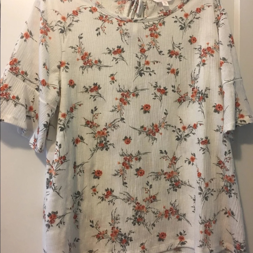 Lauren Conrad floral blouse